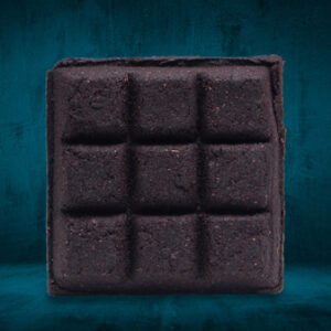 Vintage grunge blue concrete texture studio wall background with vignette.