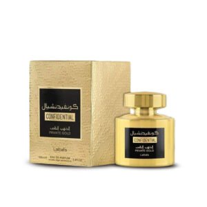 Lattafa Confidential Private Gold Eau De Parfum 100ml For Men & Women
