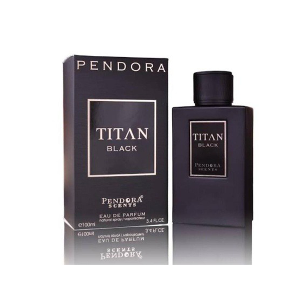 Paris Corner Titan Black Men'S Spray Edp 100ml Pendora Scent For Men