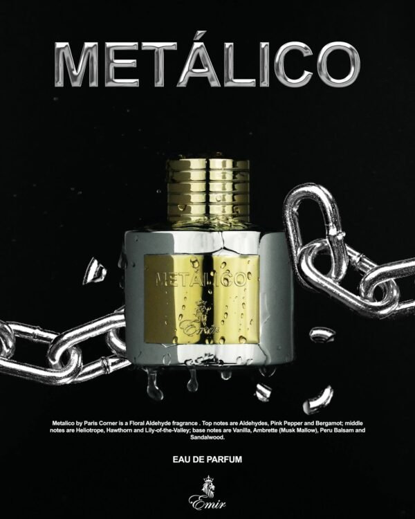 Paris Corner Emir Metalico Eau De Parfum 100ml For Men